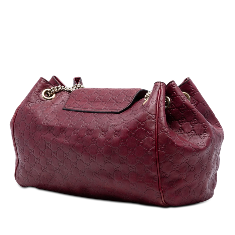 Pre-Loved Gucci Large Guccissima Emily Chain Shoulder Bag - Picture 2 of 7